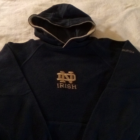 COLUMBIA NOTRE DAMN LARGE YOUTH HOODIE - Picture 2 of 10